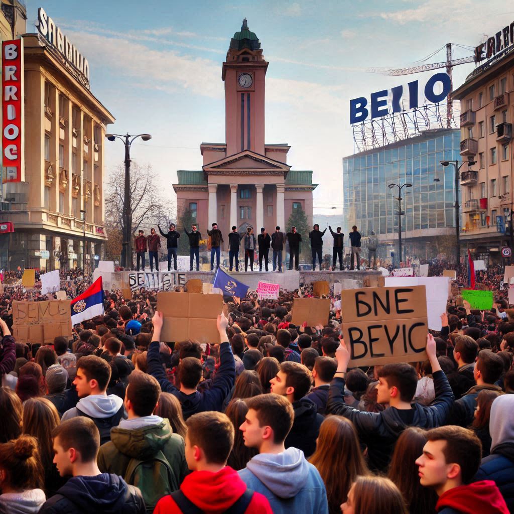 Studentski protesti: Glas mladih u Srbiji 