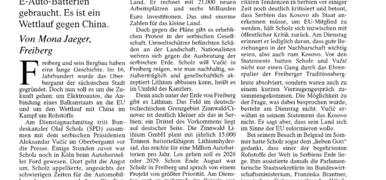 Članak iz Frankfurter Allgemeine Zeitung