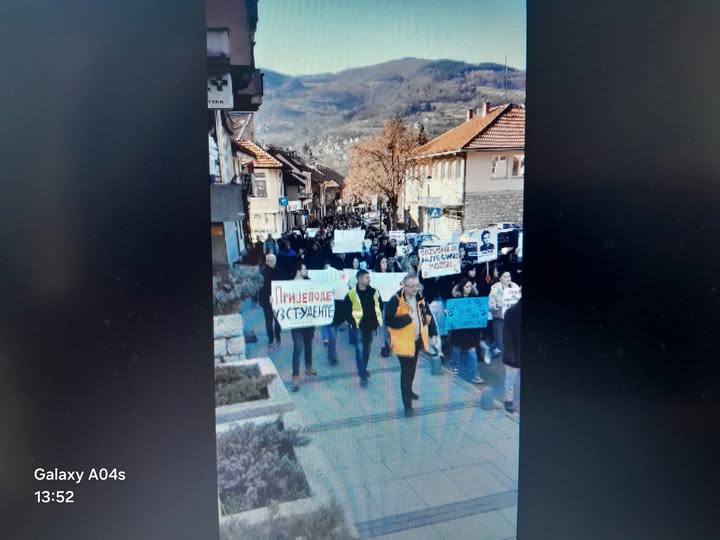 Moj rodni grad Prijepolje – glas podrške studentima u borbi za pravdu