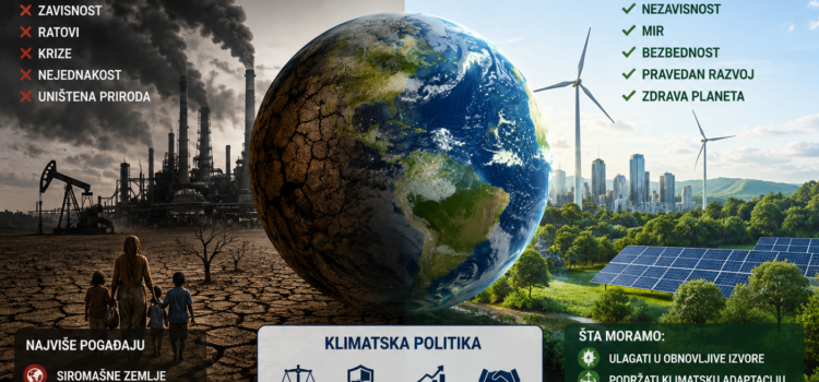 Klimatska politika više nije pitanje ekologije Klimatska politika više nije pitanje ekologije, već geopolitike i pravde