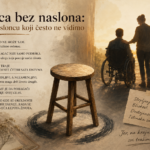 Stolica bez naslona: Priča o osloncu koji često ne vidimo